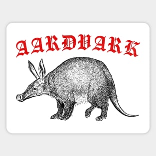 AARDVARK / Snouty beast fan art design Magnet